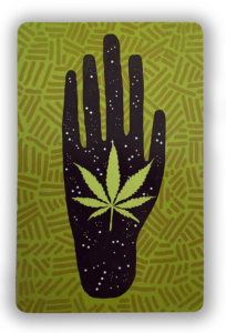 Higher Thought: The Cannabis Game, game card