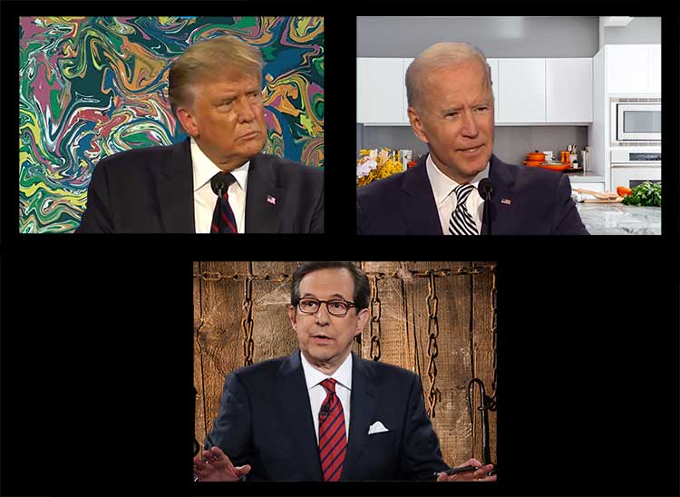 2020 Presidential Debate with Trump and Biden answering Higher Thought: The Cannabis Game questions only.