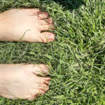 Feet in the grass
