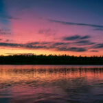 Sunset by American Lake, day of gratitude.